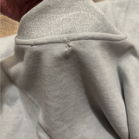 Alfani Light Gray Zip-Up Men's Sweater - Picture 7 of 9